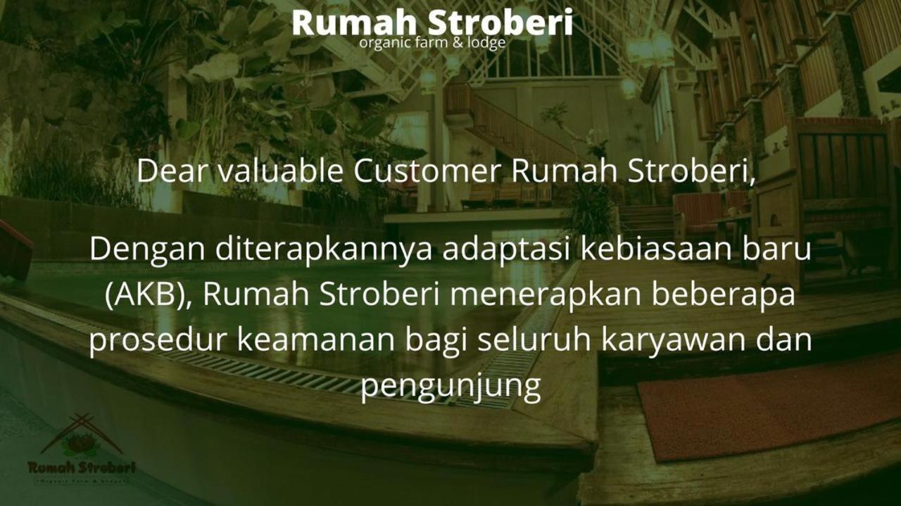 Rumah Stroberi Organic Farm & Family Lodge Lembang Kültér fotó