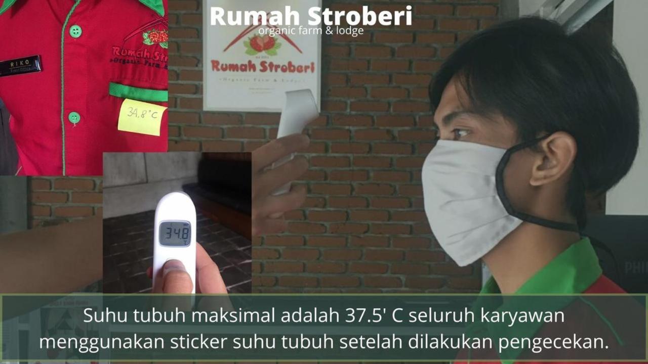 Rumah Stroberi Organic Farm & Family Lodge Lembang Kültér fotó